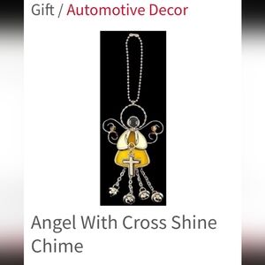 Angel With Cross To Hang in Your Car For Everyday Protection While Driving 💖
